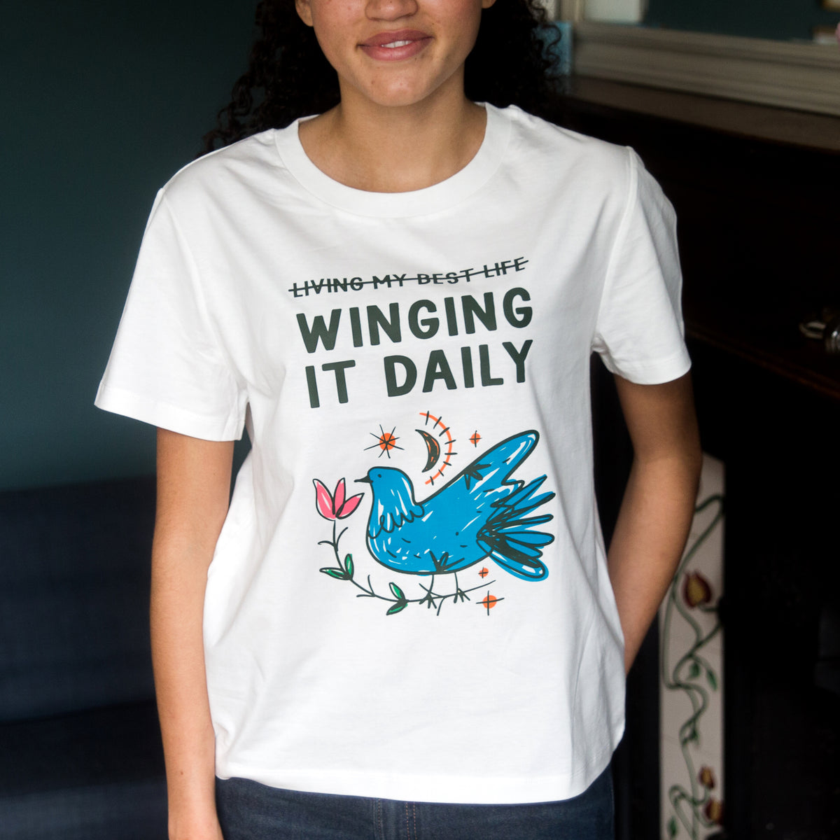 'Winging it Daily' Ladies T-Shirt