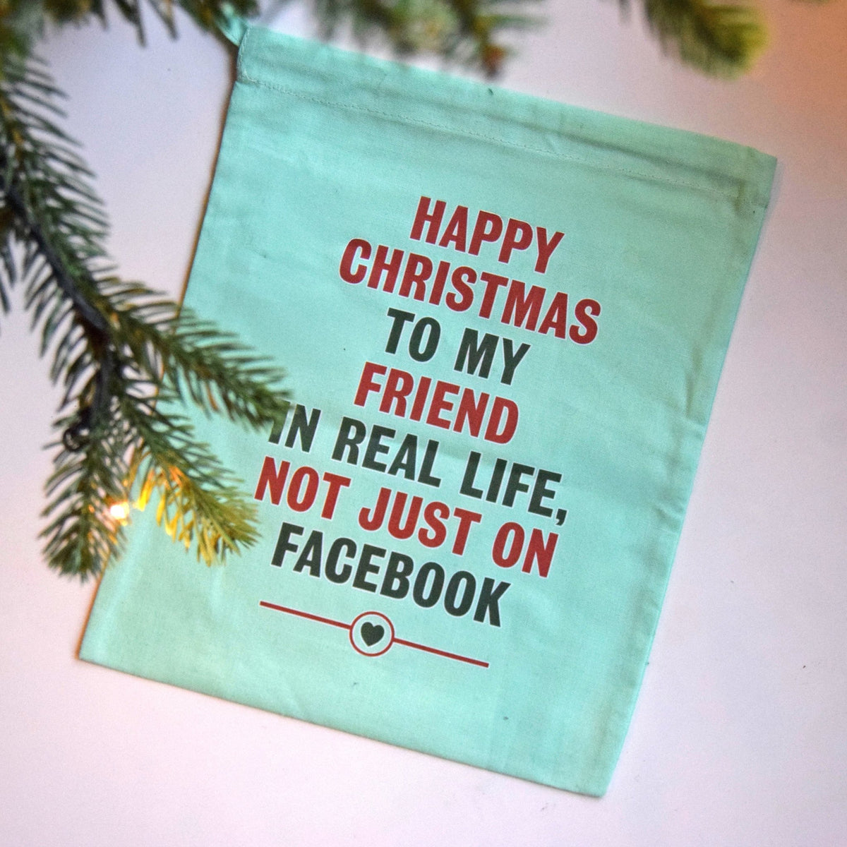 Funny Christmas Gift Bag for Friend - Of Life & Lemons®
