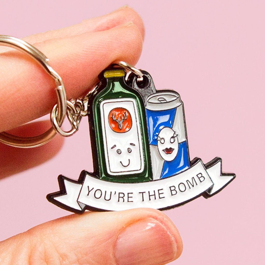 'You're the Bomb' Enamel Keyring - Of Life & Lemons®