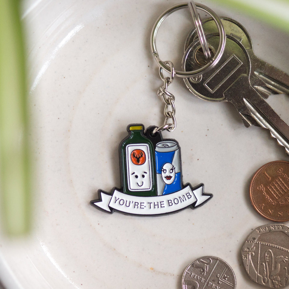 'You're the Bomb' Enamel Keyring - Of Life & Lemons®
