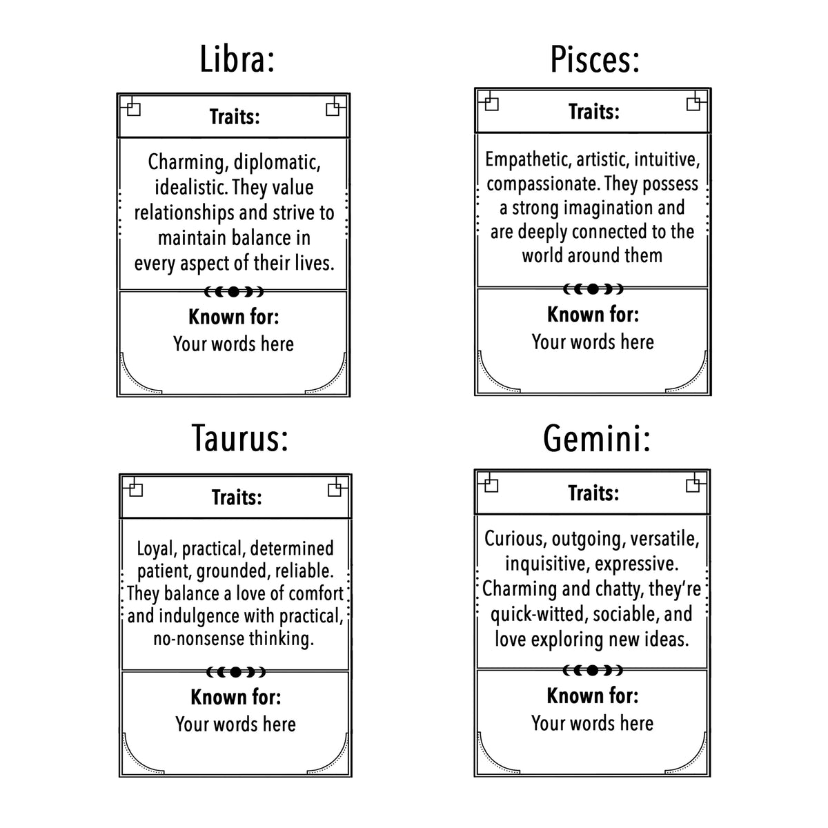 Personalised Zodiac Star Sign Mug - Of Life & Lemons®