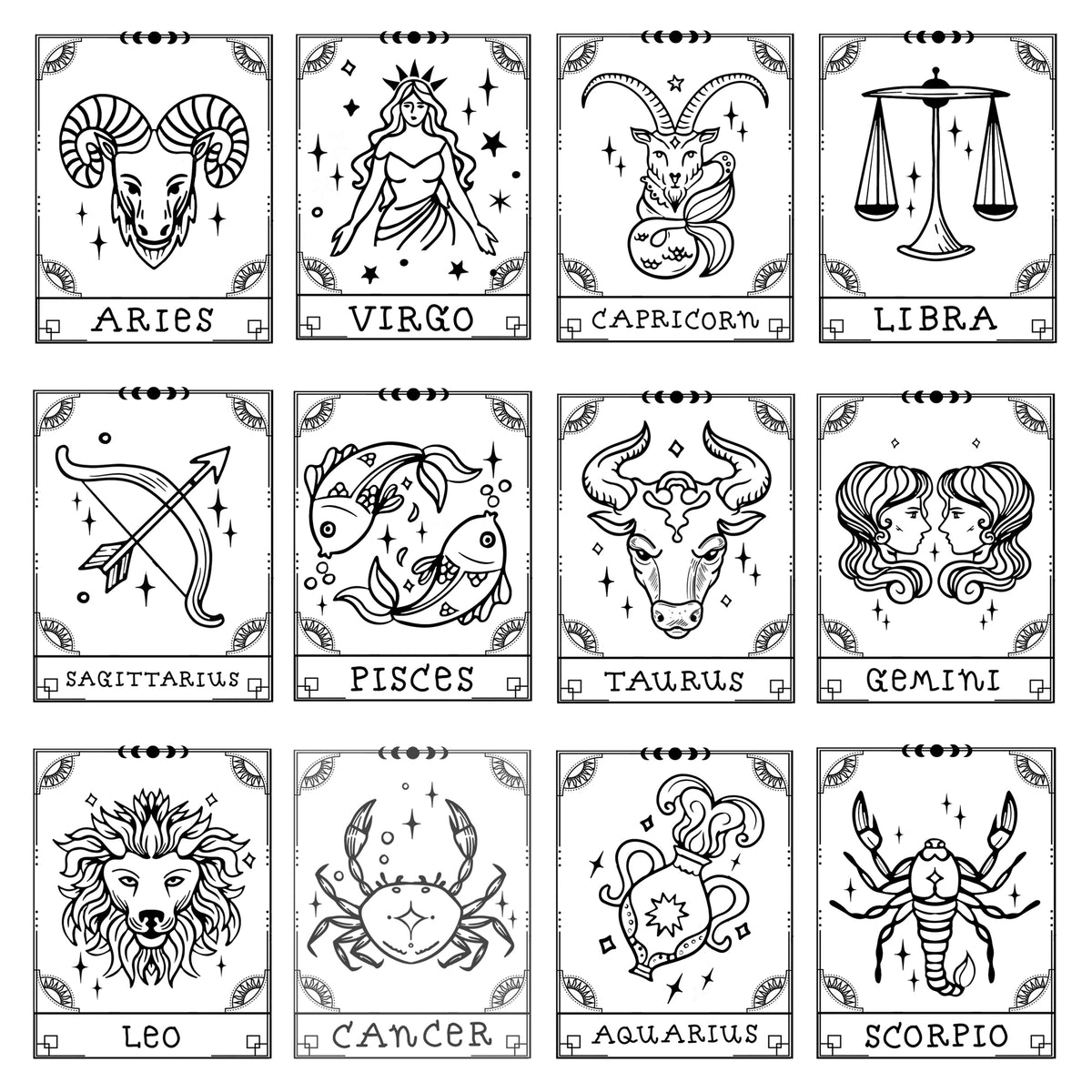 Personalised Zodiac Star Sign Mug - Of Life & Lemons®
