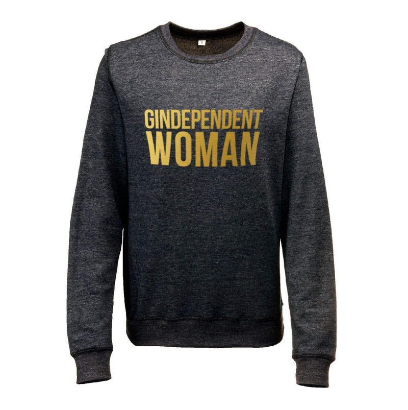 'Gindependent Woman' Women's Sweatshirt Sweatshirt Of Life & Lemons 