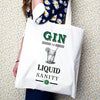 'Gin is Liquid Sanity' Tote Bag Tote Bag Of Life & Lemons 