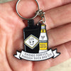 'Thick & Gin' Friendship Keyring Keyring Of Life & Lemons 