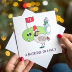 Funny Golf Christmas Card Christmas Cards Of Life & Lemons 