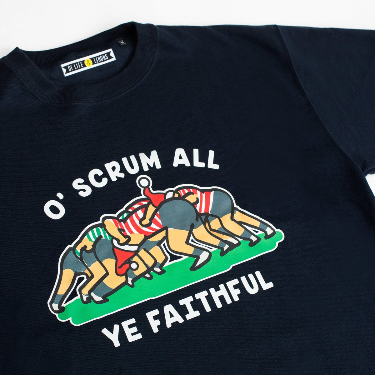 Funny Rugby Unisex Christmas Jumper - Of Life & Lemons®