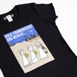 'Three Wise Men Funny Wine Christmas T-Shirt T-Shirt Of Life & Lemons 