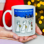 'Gold, Frankincense & Merlot' Wine Christmas Mug Mug Of Life & Lemons 