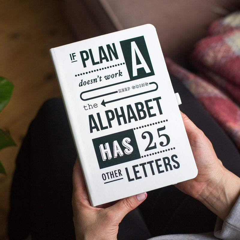 'If Plan A Doesn't Work' Notebook Notebook Of Life & Lemons 
