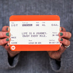 Personalised Train Ticket Birthday Card Birthday Cards Of Life & Lemons 