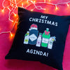 'Christmas Aginda' Christmas Cushion Cushion Of Life & Lemons® 