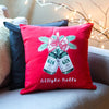 'Gingle Bells' Christmas Cushion Cushion Of Life & Lemons® 