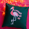 Flamingo Christmas Cushion Cushion Of Life & Lemons® 