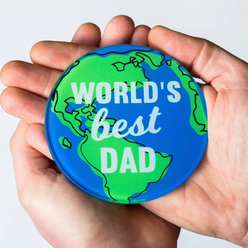 'World's Best Dad' Coaster Coaster Of Life & Lemons® 