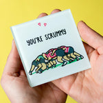 'You're Scrummy' Personalised Rugby Coaster Coaster Of Life & Lemons® 