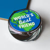 'World's Best Friend' Compact Mirror Compact Mirror Of Life & Lemons® 
