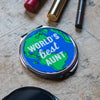 'World's Best Aunt' Compact Mirror Compact Mirror Of Life & Lemons® 