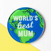 'World's Best Mum' Coaster Coaster Of Life & Lemons® 