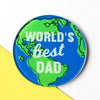 'World's Best Dad' Coaster Coaster Of Life & Lemons® 