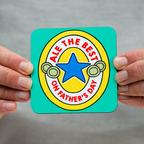 Funny Beer Mat Style Coaster for Dad Coaster Of Life & Lemons® 