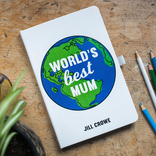 'World's Best Mum' Personalised Notebook Notebook Of Life & Lemons 