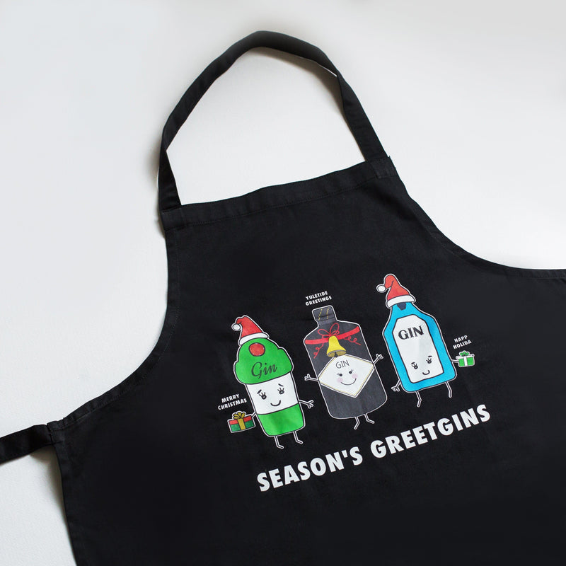 Funny Gin Christmas Apron Aprons Of Life & Lemons 