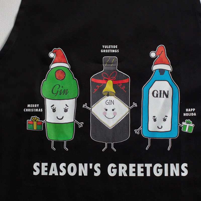 Funny Gin Christmas Apron Aprons Of Life & Lemons 