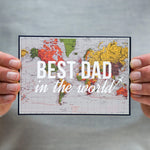 'Best Dad In The World' Card for Dad Cards for Dad Of Life & Lemons 