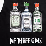 'We Three Gins' Christmas Apron Aprons Of Life & Lemons 