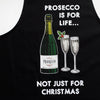 'Prosecco Is For Life' Christmas Apron Aprons Of Life & Lemons 