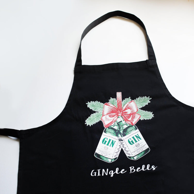 'Gingle Bells' Christmas Apron Aprons Of Life & Lemons 