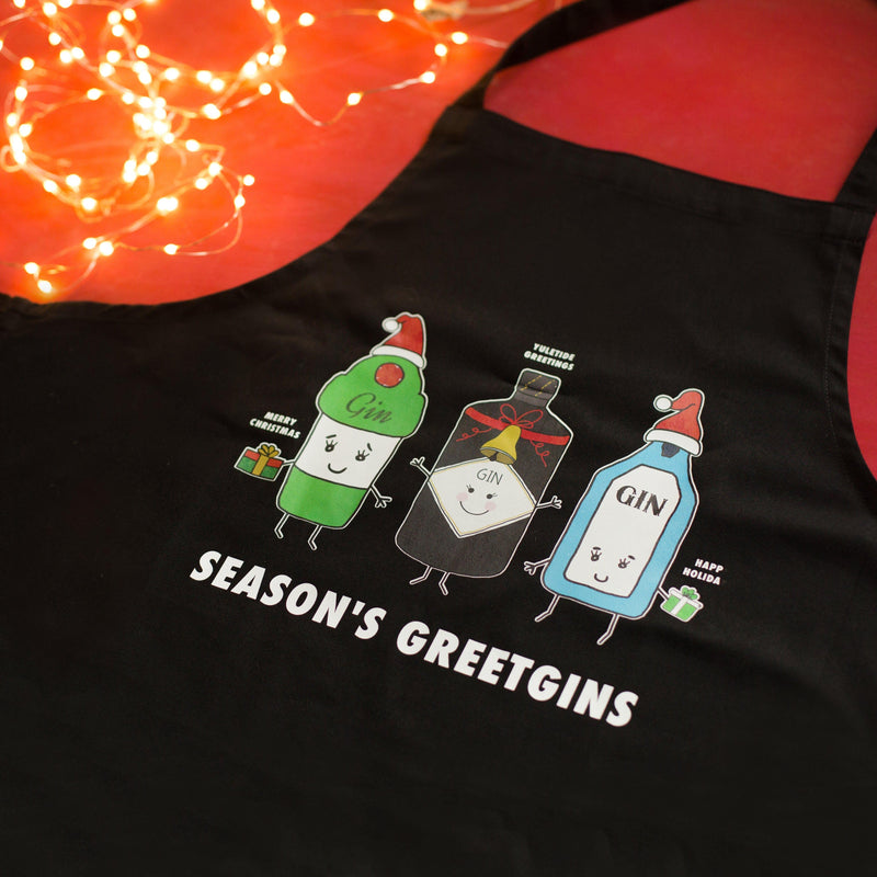 Funny Gin Christmas Apron Aprons Of Life & Lemons 