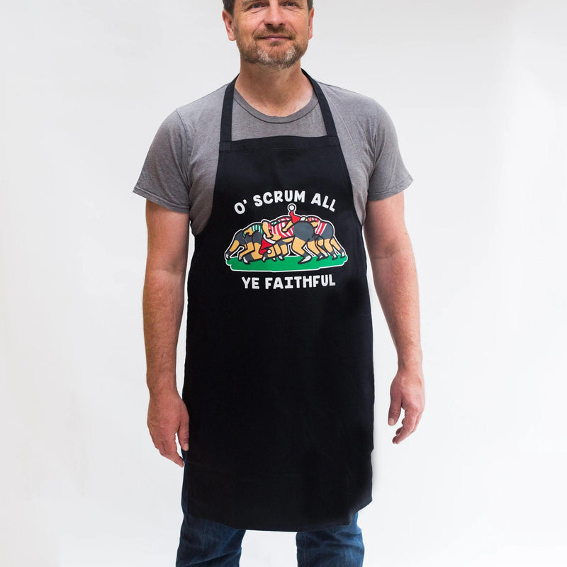 Funny Rugby Christmas Apron Aprons Of Life & Lemons 