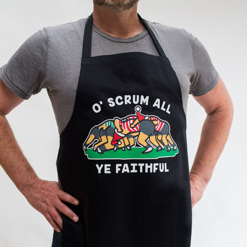 Funny Rugby Christmas Apron Aprons Of Life & Lemons 