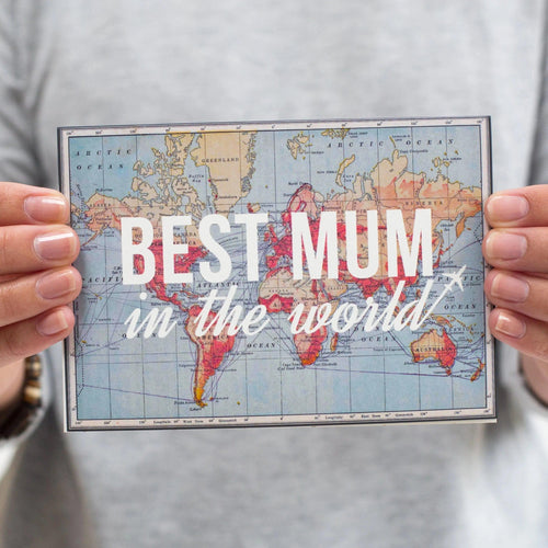 'Best Mum In The World' Card for Mum Cards for Mum Of Life & Lemons 