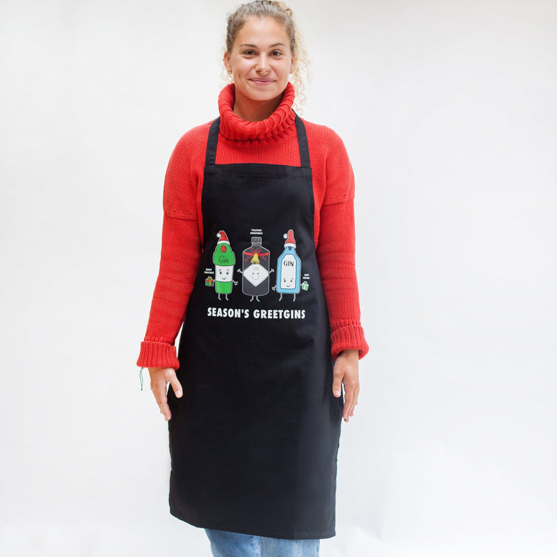 Funny Gin Christmas Apron Aprons Of Life & Lemons 