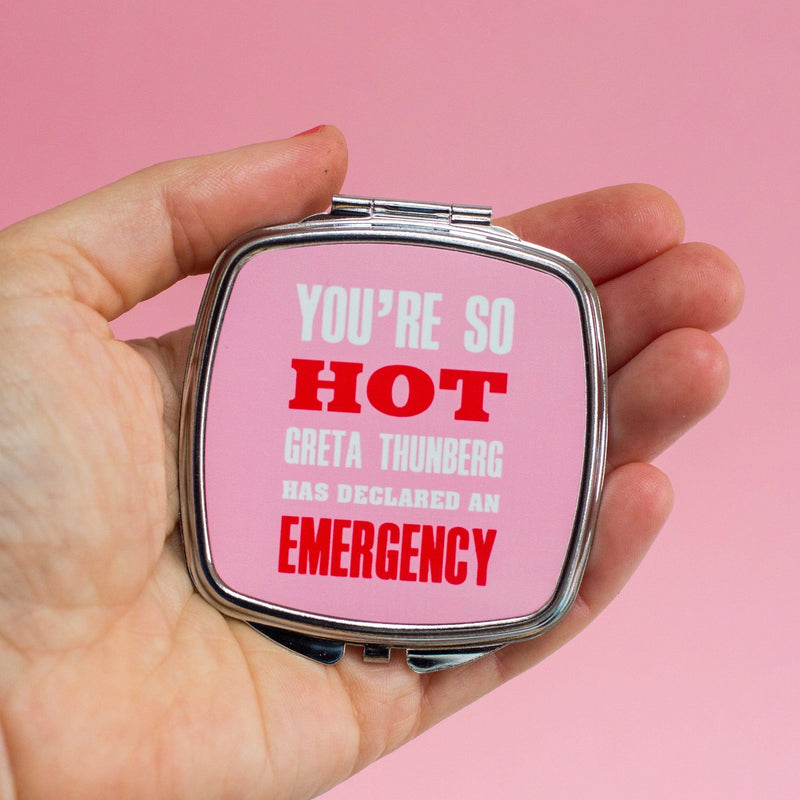 Funny 'You're So Hot' Compact Mirror Compact Mirror Of Life & Lemons® 