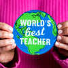 'World's Best Teacher' Coaster Coaster Of Life & Lemons® 