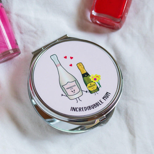 Funny Prosecco Compact Mirror For Mum Compact Mirror Of Life & Lemons® 