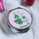 Funny Gin Compact Mirror For Mum Compact Mirror Of Life & Lemons® 