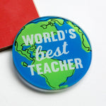 'World's Best Teacher' Coaster Coaster Of Life & Lemons® 