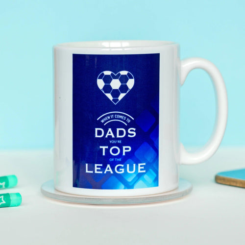 'Top Of The League' Football Mug for Dad Mug Of Life & Lemons 