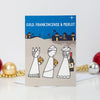 'Gold, Frankincense & Merlot' Funny Wine Christmas Card Christmas Cards Of Life & Lemons 
