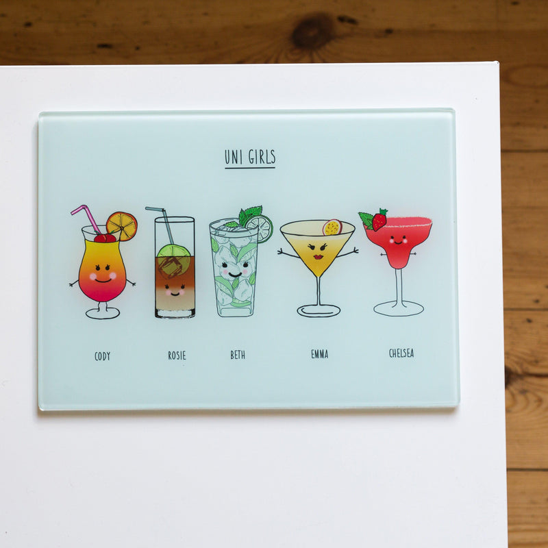 Personalised Chopping Board Gift for Friends Chopping Boards Of Life & Lemons® 