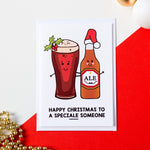 'SpeciALE Someone' Beer Christmas Card for Partner Christmas Cards Of Life & Lemons 