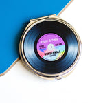 Personalised 'Our Song' Vinyl Record Compact Mirror Personalised Compact Mirror Of Life & Lemons® 