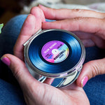 Personalised 'Our Song' Vinyl Record Compact Mirror Personalised Compact Mirror Of Life & Lemons® 
