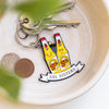 'Sol Sisters' Beer Keyring For Friend