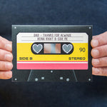 'B-Side Me' Cassette Card for Dad - Of Life & Lemons®